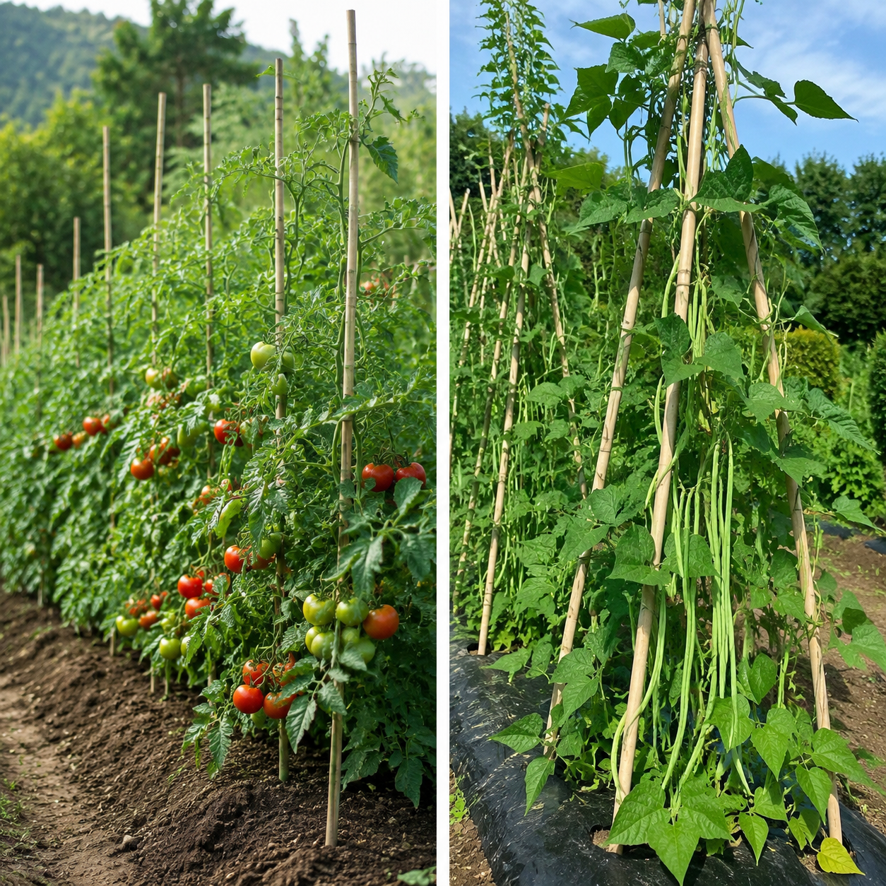 Bamboo Stake Size Guide: Diameter & Length by Crop